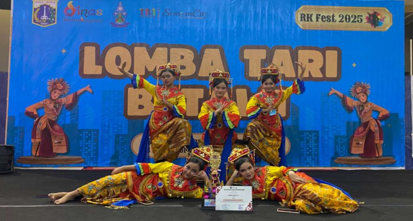 Tim Tari SMP YPUI Berhasil Raih Juara 3 Lomba Tari Betawi